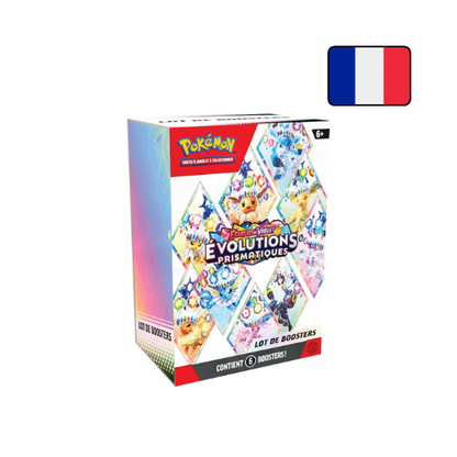 Bundle 6 Boosters Pokémon - EV8.5 - Évolutions Prismatiques - FR