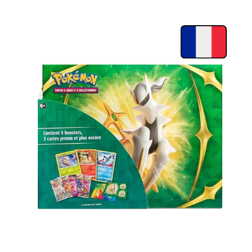 Coffret Pokémon Valisette Arceus - EB08/09/11 - Coffre aux Trésors 5 Boosters Épée et Bouclier - FR