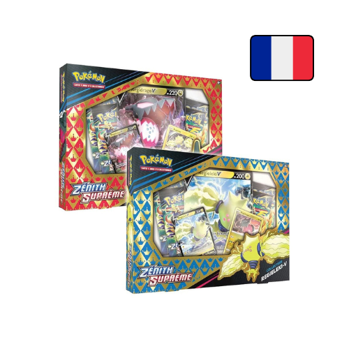 Pack Coffret Pokémon - Regieleki-V et Regidrago-V - Zénith Suprême - EB12.5 - FR
