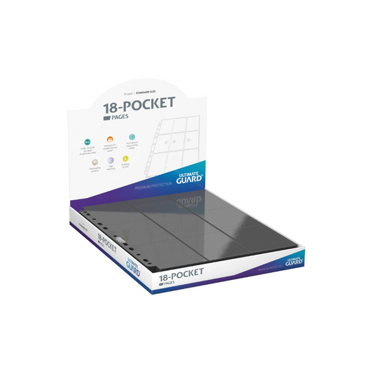 50 feuilles de classeur 3x3 - Ultimate Guard - Gris