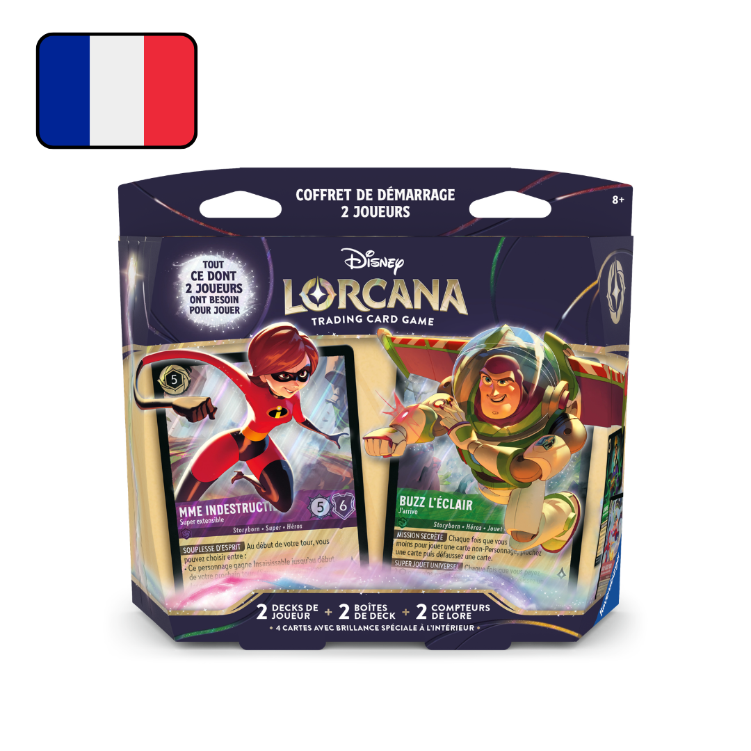Coffret de Démarrage Lorcana - Deck Préconstruit 2 Joueurs
