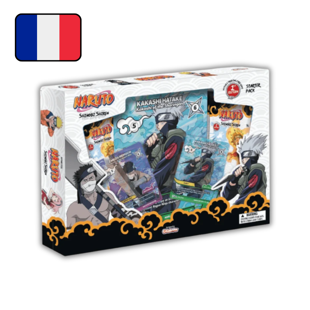 Pack de démarrage Kakashi/Zabuza Naruto Mythos TCG - Chapitre 2 : Shinobi Shiren - 1st Edition