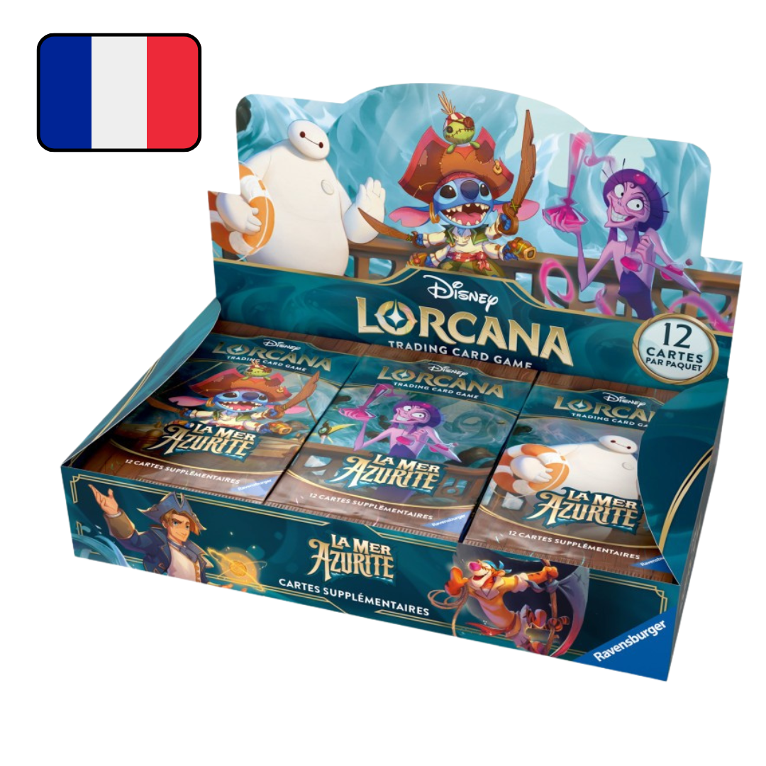 Display de 24 Boosters Lorcana - Chapitre 6 : La Mer Azurite