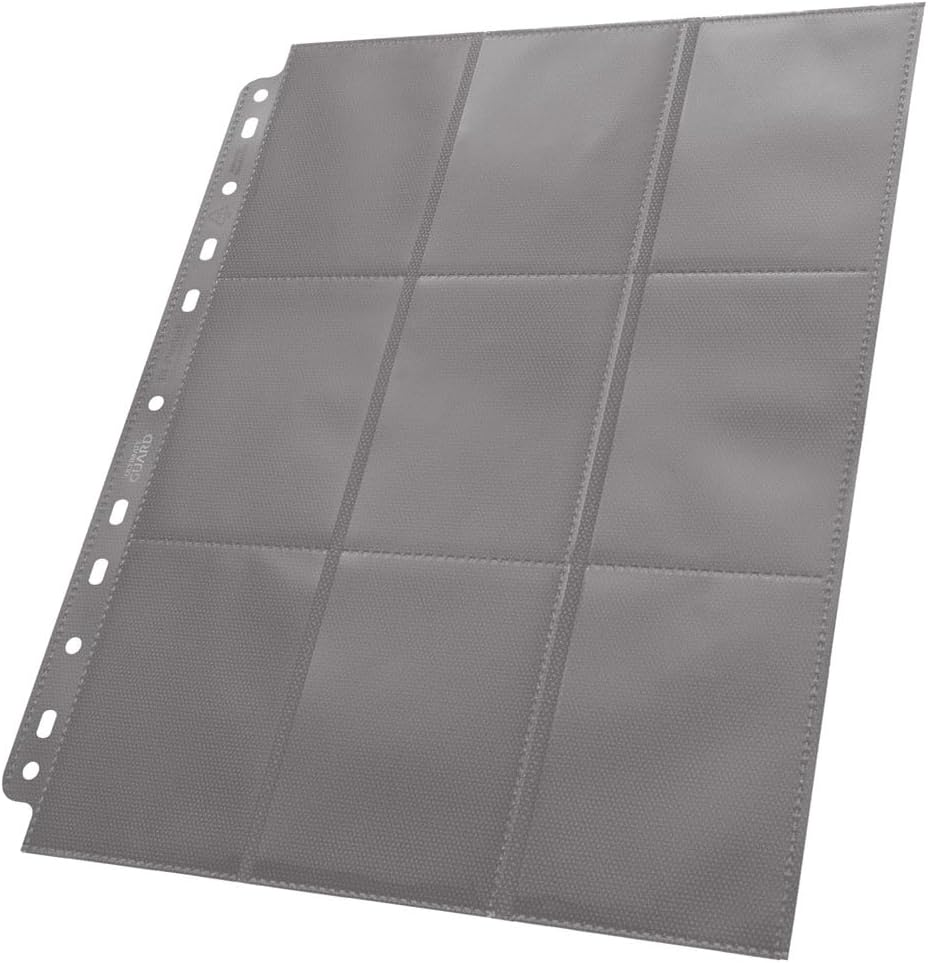 50 feuilles de classeur 3x3 - Ultimate Guard - Gris