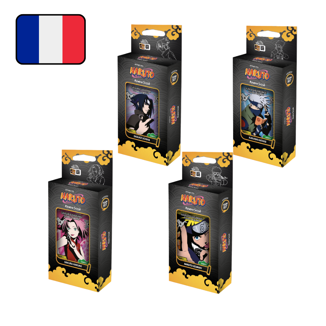 ARTSET - Team Set Naruto Mythos TCG - Chapitre 1 : Konoha Shidō - 2nd Edition